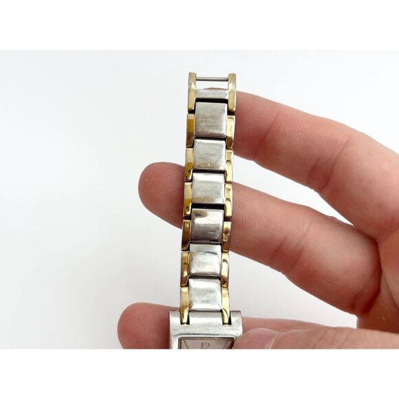 DKNY Dual Toned 250701 NY-3604 5ATM Vintage Women's Wristwatch - 17.5mm - WORKS! - Picture 7 of 13